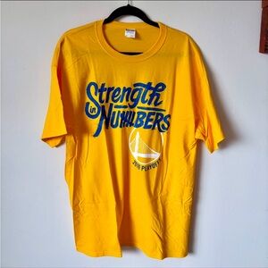 Golden State Warriors 2016 NBA Finals Shirt Strength In Numbers Mens XL